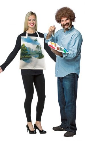 Bob Ross & Painting Couples Costume