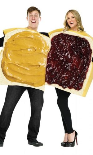 Peanut Butter & Jelly Sandwich Couples Costume